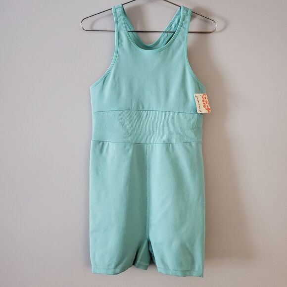 Free People Movement Every Single Time Runsie in Cascade Size M/L - Picture 3 of 5